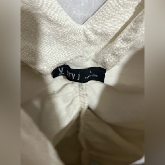 Cream women’s crop top with puffy sleeves - Picture 4 of 7